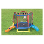 Little Tikes 7 ft Climb N Slide Trampoline With Enclosure