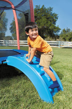 Little Tikes 7 ft Climb N Slide Trampoline With Enclosure