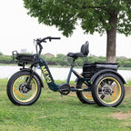 DWMEIGI Silverado 20 Foldable Fat Tire Electric Trike 48V/14AH 750W, 330LBS - MG2301