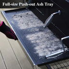 Sophia & William Charcoal BBQ Grill, 794 Sq. In. Cooking Area, 2 Lifting Charcoal Trays, Black