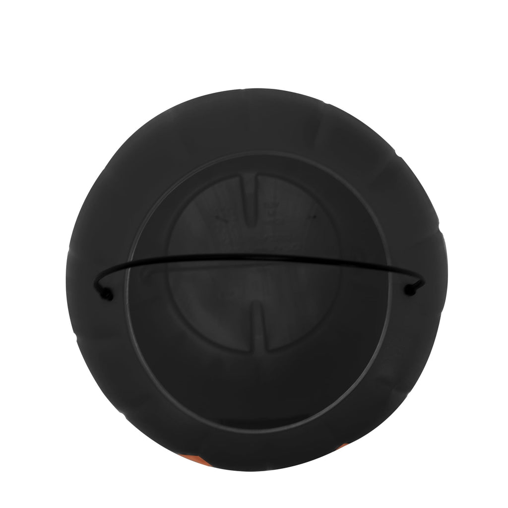 30-Count Jack-o'-Lantern Trick-or-Treat Pail, Black, 8", Halloween by Way To Celebrate