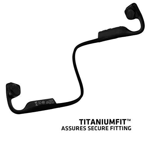 AFTERSHOKZ Titanium Bone Conduction Wireless Bluetooth Headphones, Black - Titanium
