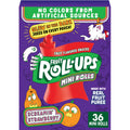 Fruit Roll-Ups Mini Rolls, Screamin' Strawberry Fruit Flavored Snacks, 36 Count, 13.3 oz