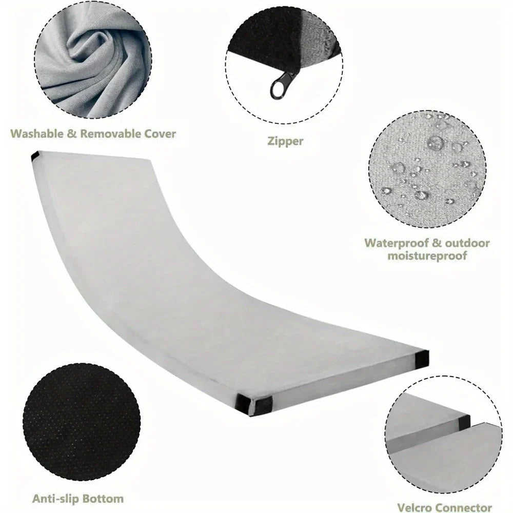 HAPPY DAY Camping Mattress Sleeping Pad, 2 Inch Thick, Size cot75302