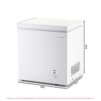 Frigidaire Chest Freezer, 2.1 Cu. Ft., White