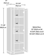 Sauder HomePlus Storage Cabinet Pantry, Sienna Oak Finish