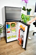 Frigidaire 4.5 Cu. Ft. 2-Door Compact Refrigerator With Chrome Trim - EFR451, Platinum
