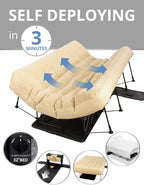 Simpli Comfy Queen EZ Air Mattress With Frame And Built-In Pump