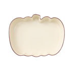 Better Homes & Gardens 10 in x 13 in Cream Figural Pumpkin Stoneware Baking Dish
