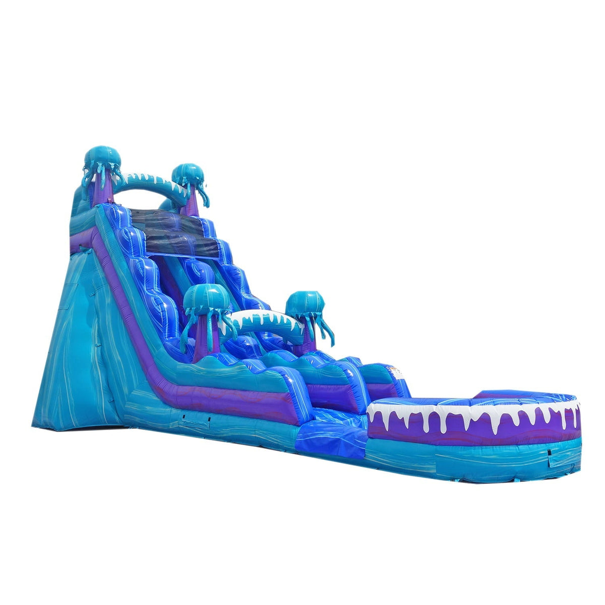 JumpOrange Commercial Grade Inflatable Water Slide With Splash Pool, 19-Foot Tall x 36-Foot Long x 15-Foot Wide