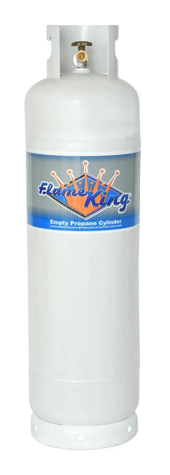 Flame King 60 lb Steel Propane LPG Refillable Cylinder With POL Valve - YSN60LB