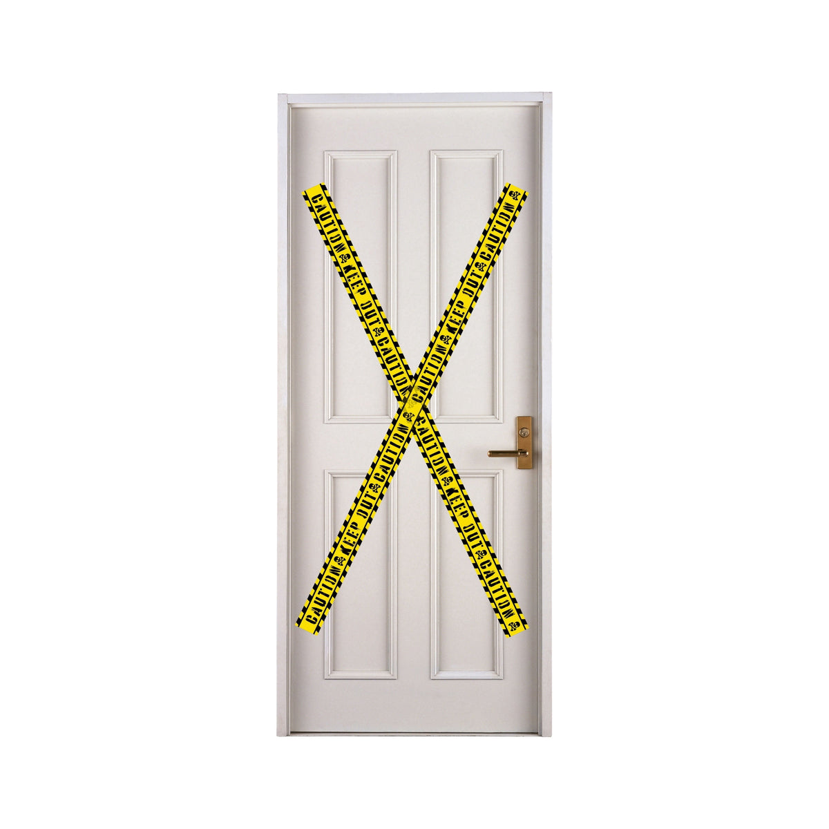 Caution Tape Decoration, Yellow and Black, 20', Halloween by Way To Celebrate