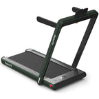 2 In 1 Folding Treadmill, 2.25 HP, 40 in x 16 in Running Area, Dual Display And App Control