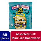 Butterfinger, CRUNCH, Baby Ruth, Assorted Halloween Candy Bag, 60 Count, 22 oz