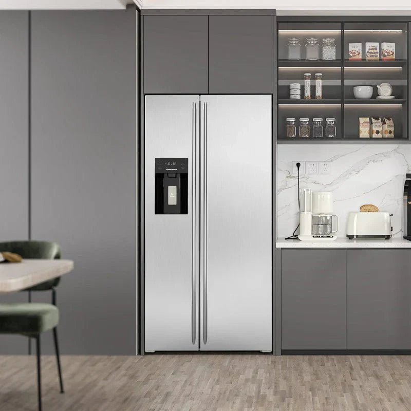 Side-By-Side Built-In Refrigerator With Freezer And Ice Maker, 36 in, 20.01 Cu. Ft., Stainless Steel - F4506