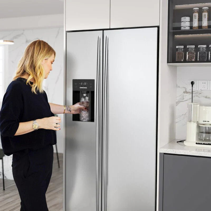 Side-By-Side Built-In Refrigerator With Freezer And Ice Maker, 36 in, 20.01 Cu. Ft., Stainless Steel - F4506