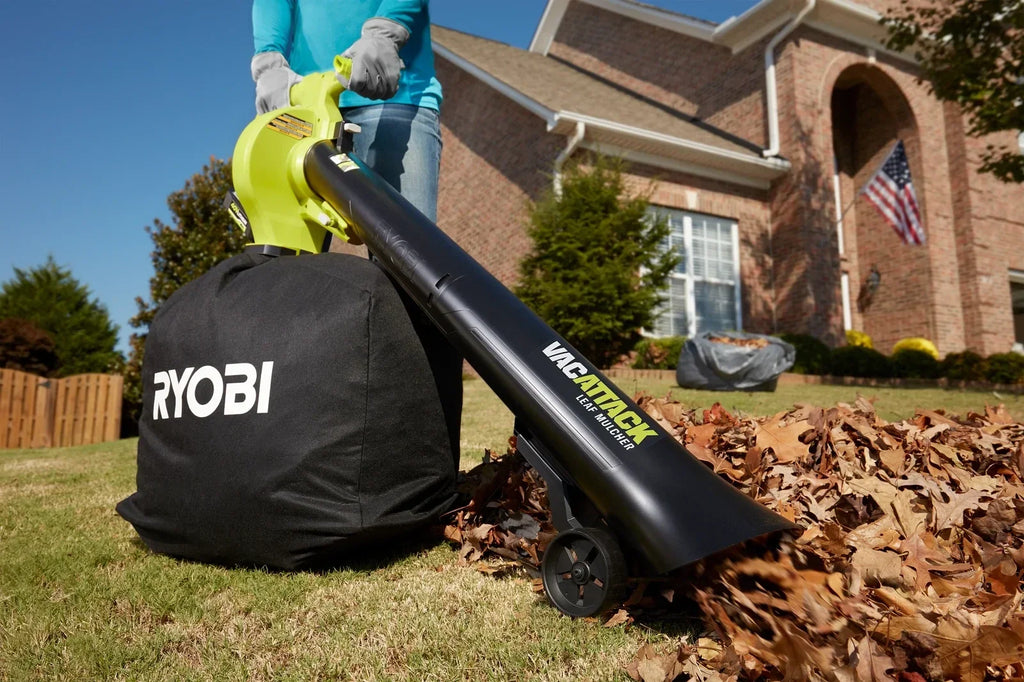 RYOBI 40V VAC ATTACK Leaf Vacuum/Mulcher Kit - (2) 40V 5.0 Ah Batteries