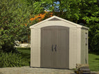 Keter Resin Outdoor Storage Shed, Taupe, 8 x 11 Foot - Factor