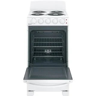 Hotpoint Freestanding Electric Range, 20 in, 4 Burner, White