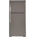 GE Top Freezer Refrigerator 21.9 Cu. Ft. Slate - GTS22KMNRES