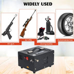 NUOGE PCP Air Compressor 4500 PSI 12V DC Or 110V AC With Converter