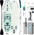 FunWater Inflatable Stand Up Paddle Board, 11 ft x 32 in x 6 in - SUP Paddle Accessories