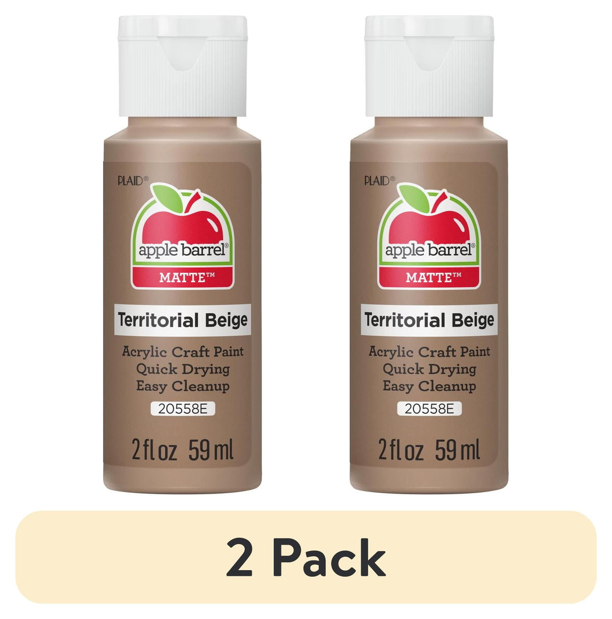 Apple Barrel Acrylic Craft Paint, Matte Finish, 2 fl oz