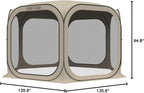 EAST OAK Pop-Up Screen House Tent 10 x 10 FT With Carry Bag
