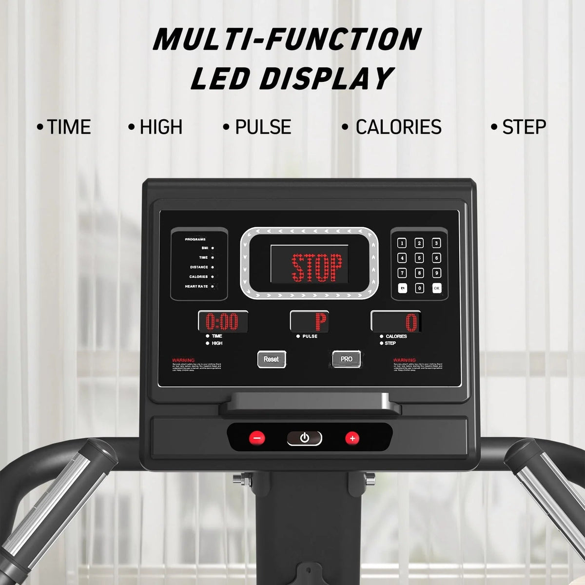 syedee Stair Stepper With LED Screen, 12 Workout Programs, 441LBS, 24-164 Steps/Minute, White