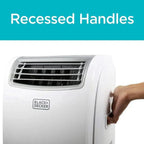 BLACK+DECKER 14,000 BTU Portable Air Conditioner With Heat And Remote Control - White