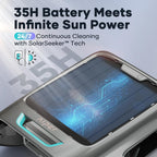 AIPER Solar Pool Skimmer, Gray - Surfer S2