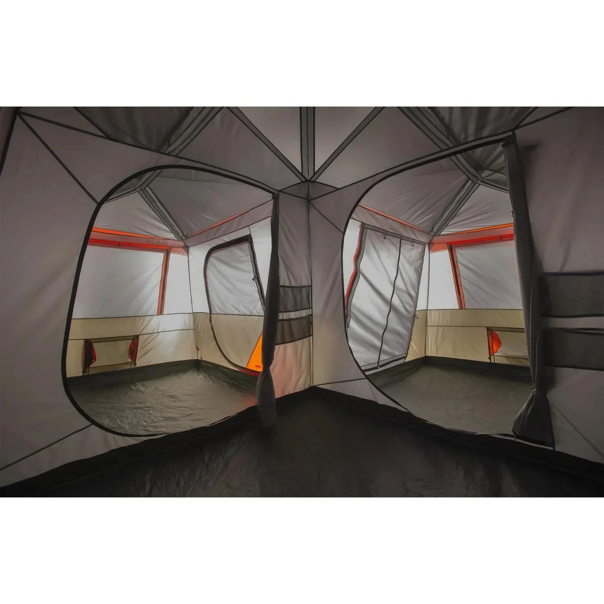 Ozark Trail 12-Person 3-Room Quick-Pitch Cabin Tent, 4.88 m x 4.88 m - WMT-161682B