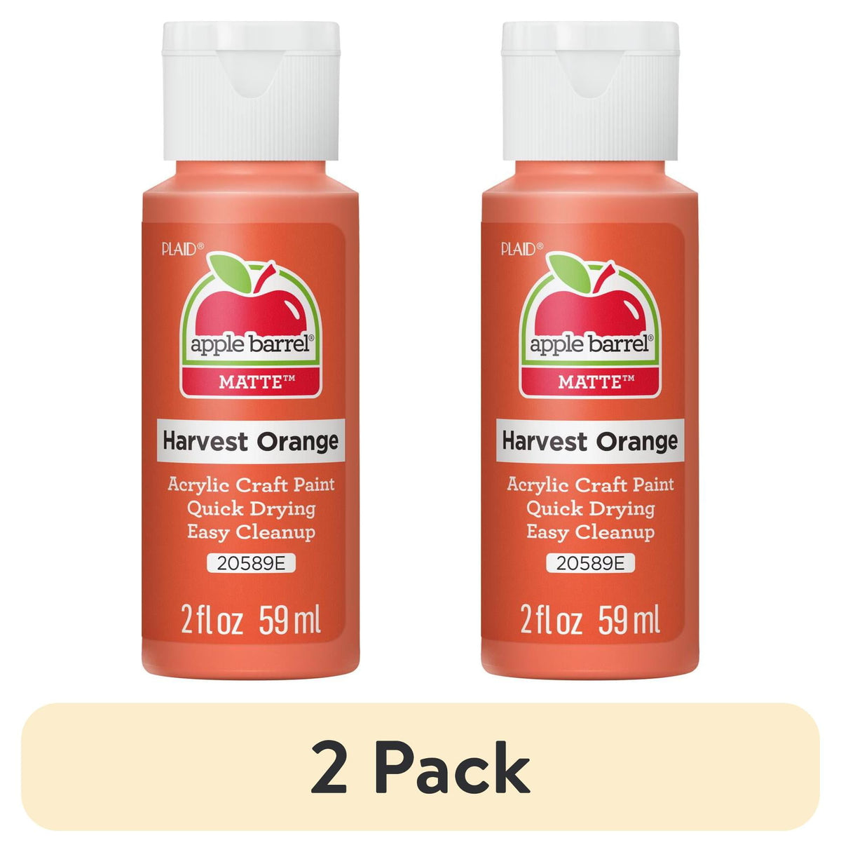 Apple Barrel Acrylic Craft Paint, Matte Finish, 2 fl oz