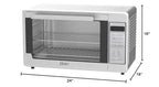 Oster Extra-Large Air Fryer Oven, 10-in-1, Stainless Steel