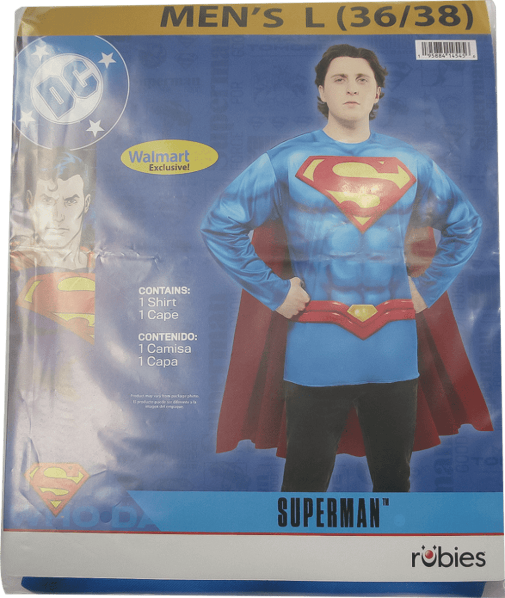 DC Superman Halloween Costume for Adults, by Rubies