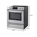 30 in. 5.0 cu. ft. Single Oven Electric Range - Stainless Steel