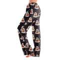 Hearthz Halloween Flannel Pajama Pants Women Plush Fuzzy Pajama Pants for Women Plaid Warm Cozy Pj Bottoms Lounge Pants Flannel Pants for Women