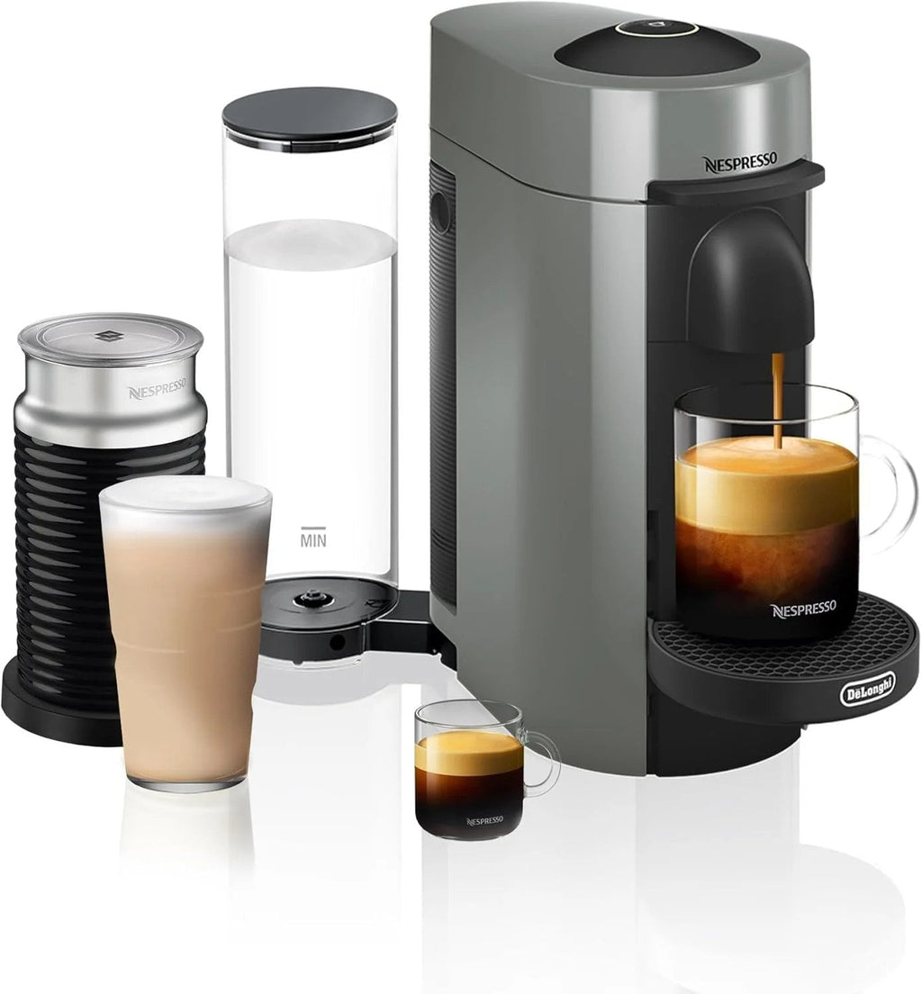 Nespresso De'Longhi VertuoPlus Coffee And Espresso Machine With Aeroccino3 Milk Frother