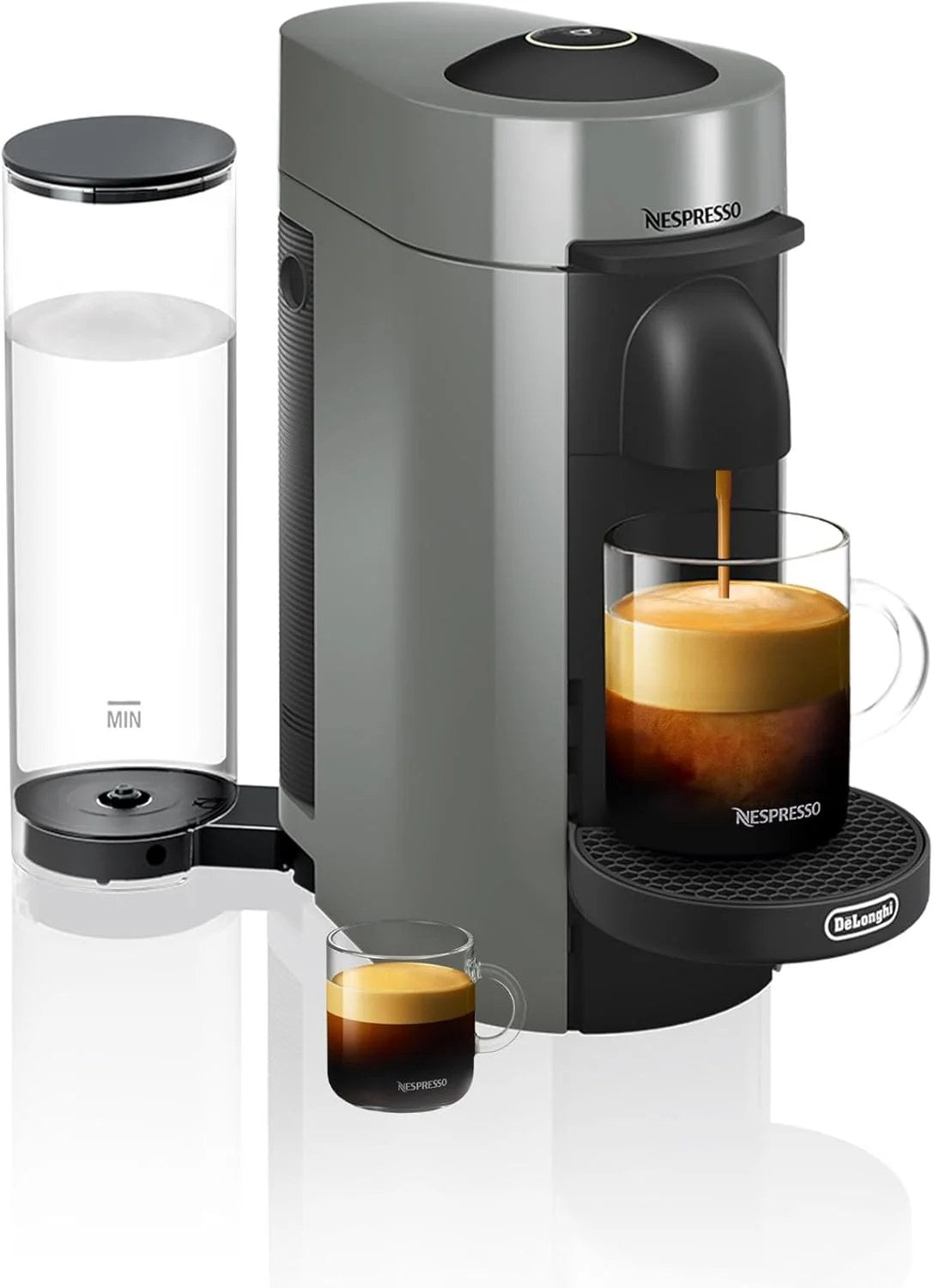 Nespresso De'Longhi VertuoPlus Coffee And Espresso Machine With Aeroccino3 Milk Frother