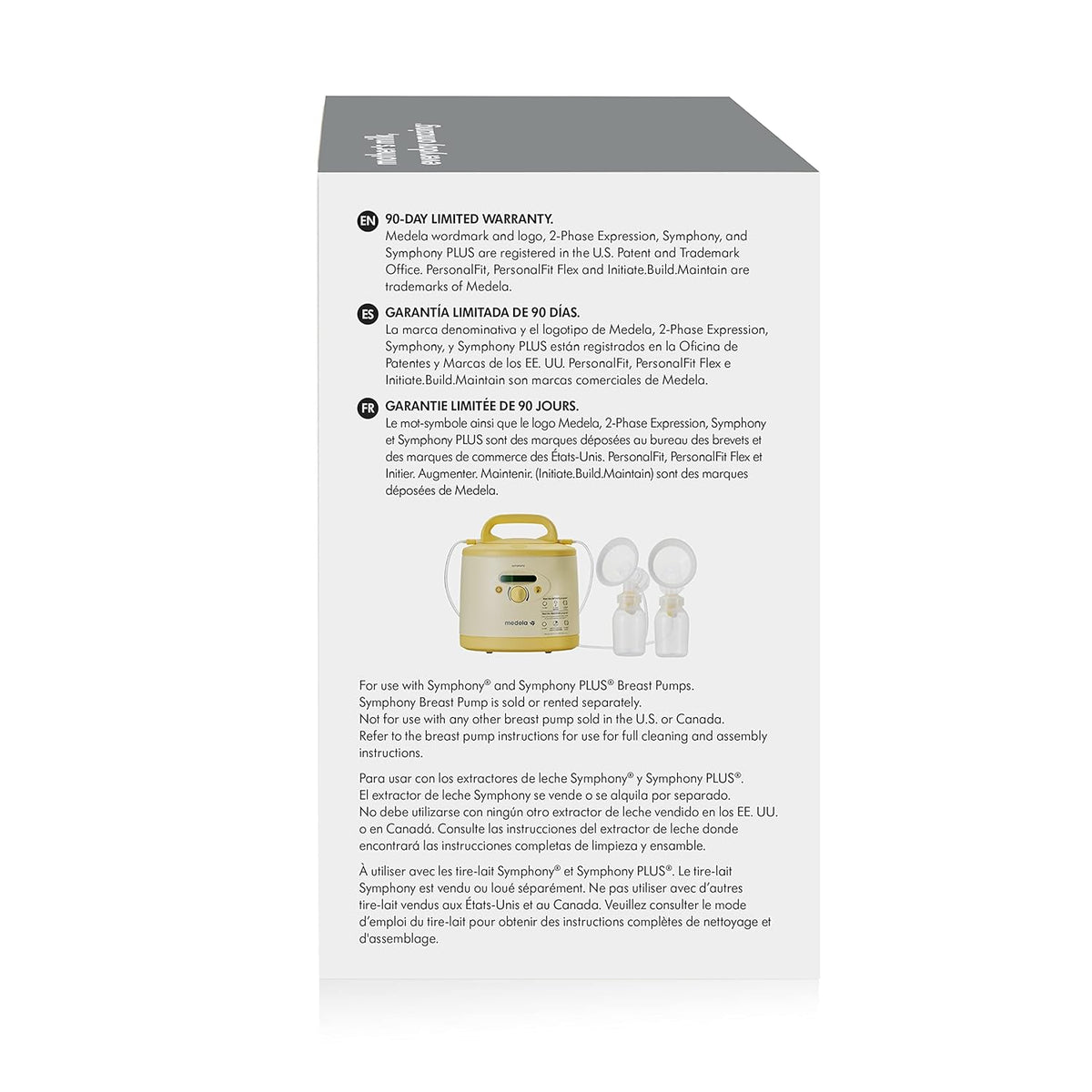 Medela Symphony PLUS Hospital-Grade Electric Breast Pump, Single Or Double - 240215