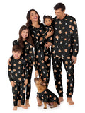 Peanuts Halloween Women’s Snoopy Matching Family Sleepwear Long Sleeve Top and Pants Pajama Set, 2 Piece