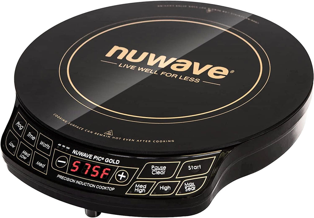 Nuwave Gold Precision Induction Cooktop With Large 8 Heating Coil - Gold