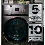 GE Profile Washer-Dryer Combo, 4.8 Cu. Ft., Carbon Graphite Finish