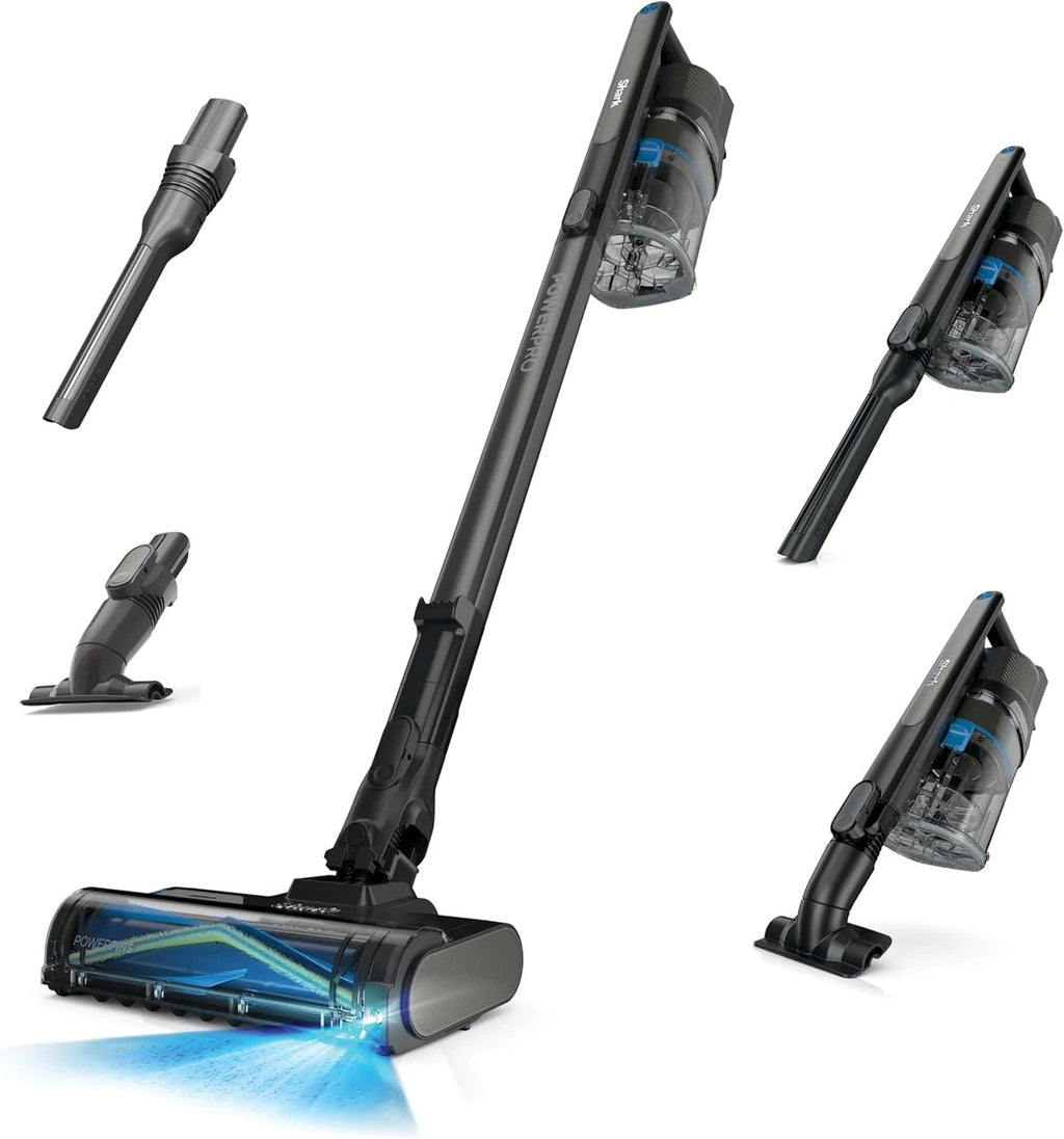 Shark Pet Cordless Stick Vacuum With XL Dust Cup, LED Headlights, 40min Runtime, Ice Blue - IX141AMZ