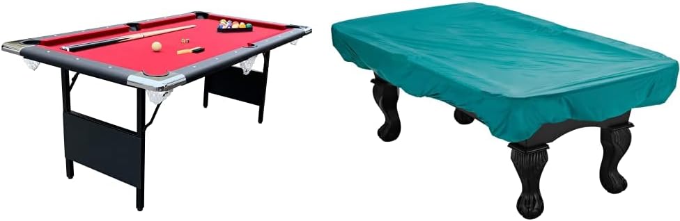 Hathaway Fairmont 6 Ft Portable Pool Table, Blue - BG2574