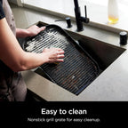 Ninja Outdoor Woodfire Pro XL 4-in-1 Grill BBQ Smoker Air Fryer & Bake, Dark Grey - OG850