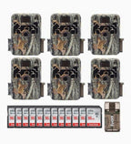 Browning Dark Ops Extreme Trail Camera Bundle, 16MP, HD Video, Camouflage, 6-Pack With 16GB SD Cards