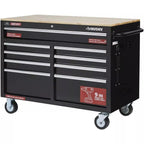 9-Drawer Gloss Black Deep Tool Chest Mobile Workbench, 46 in. W x 24 in. D