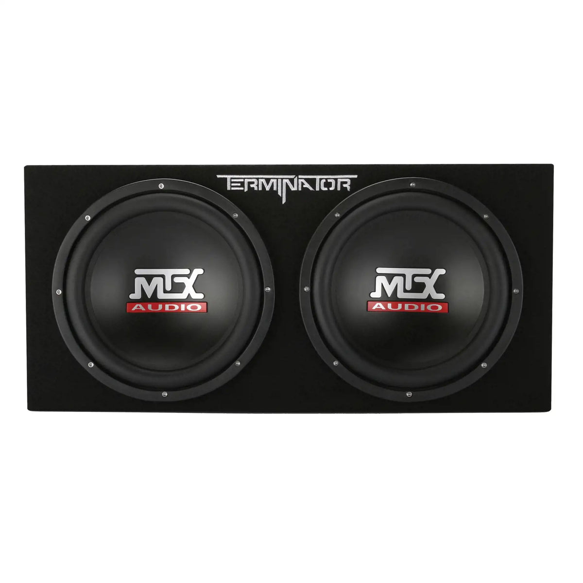 MTX Dual Loaded Subwoofer Enclosures, 12 Inch, 2000 Watt Max, 4 Pack - TNE212DV