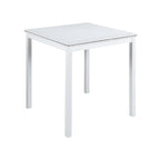 Modern 5-Piece Counter Height Dining Set With Square Table And 4 Upholstered Chairs